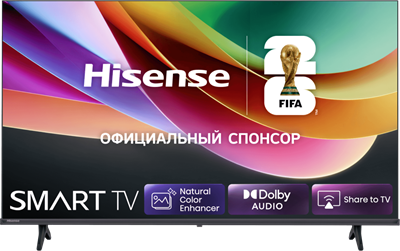 ЖК телевизор Hisense 40" 40A4S 249130