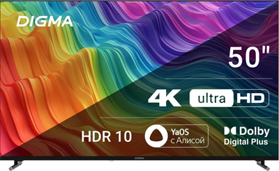 ЖК телевизор Digma 50" DM-LED50UBB33 249188