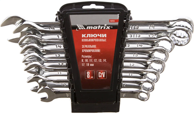 Набор комбинированных ключей Matrix 15418 205436