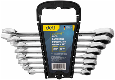 Набор комбинированных ключей Deli DL140108T 205463