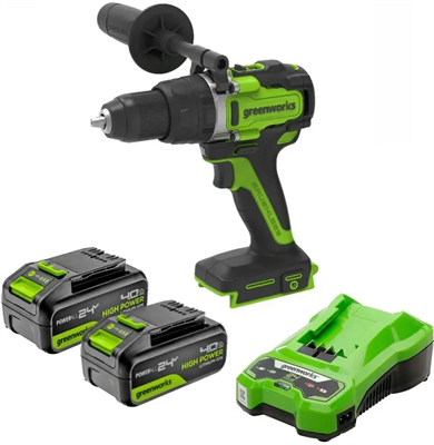 Дрель-шуруповёрт Greenworks GD24DD140 (3707607CUD) 207589