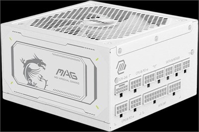 Блок питания 1000W MSI MAG A1000GL PCIE5 White 209318