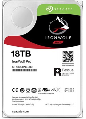 Жёсткий диск 18TB SATA-III Seagate IronWolf Pro (ST18000NE000) 209842