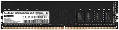 Оперативная память 8GB DDR4 2666MHz ExeGate Value (EX283082RUS) 212875