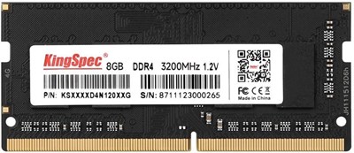 Оперативная память 8GB DDR4 3200MHz KingSpec SO-DIMM (KS3200D4N12008G) 212982