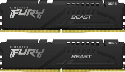 Оперативная память 16GB DDR5 6000MHz Kingston Fury Beast (KF560C30BBEK2-16) (2x8GB KIT) 213089