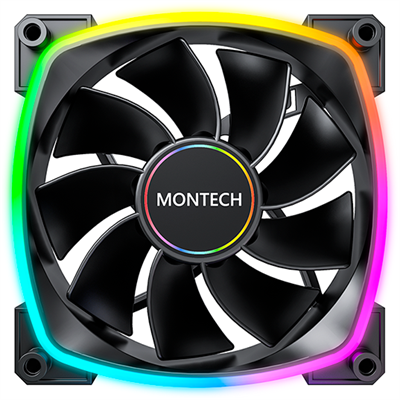 Вентилятор для корпуса MONTECH RX140 PWM BLACK 213657