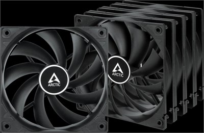 Вентилятор для корпуса Arctic F12 Black Value Pack (5 шт.) 213752