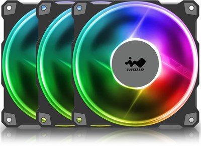 Вентилятор для корпуса InWin Jupiter AJ120 + RGB модуль (Triple pack) 213797