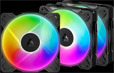 Вентилятор для корпуса Arctic P12 Pro Reverse A-RGB Black (3 шт.) 213902