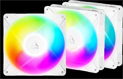 Вентилятор для корпуса Arctic P14 Pro Reverse A-RGB White (3 шт.) 213993