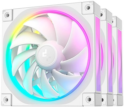 Вентилятор для корпуса DeepCool FL12 WH (3 шт.) 214007