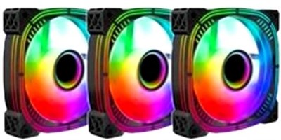 Вентилятор для корпуса Lamptron Prism+ ARGB Black (3 шт.) 214032