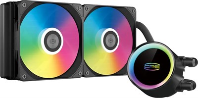 Система жидкостного охлаждения PCcooler DA240 Max ARGB Black 214068