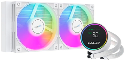 Система жидкостного охлаждения Coolleo ICE Fairy DIG 240 LITE WH 214088