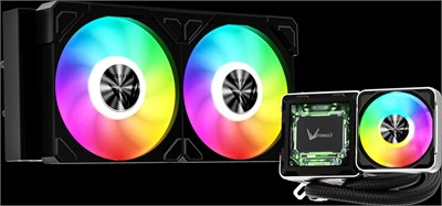 Система жидкостного охлаждения Formula Cryo Wing Digi 240 ARGB Black 214110