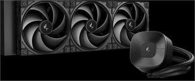 Система жидкостного охлаждения DeepCool LE360 V2 ZERO DARK 214139