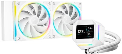 Система жидкостного охлаждения DeepCool LM240 WH 214165