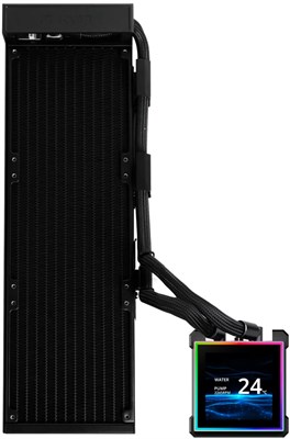 Система жидкостного охлаждения Lian Li HydroShift II LCD-S 360N Black 214305