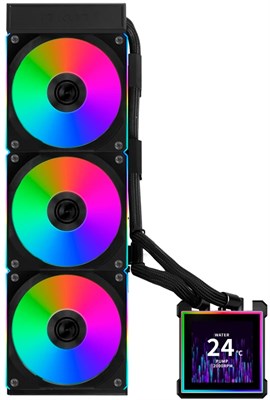 Система жидкостного охлаждения Lian Li HydroShift II LCD-S 360CL Black 214310