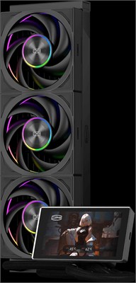 Система жидкостного охлаждения PCcooler Max ARGB Display Black 214348