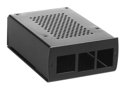 Корпус для одноплатного компьютера QUMO RS035 Aluminium Case for Raspberry Pi 4 Black 215058