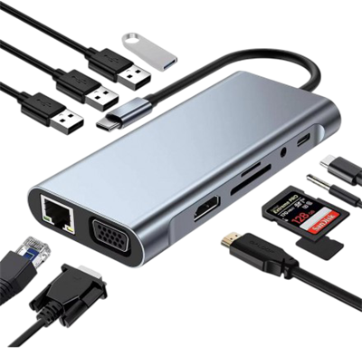 Док-станция KS-IS USB-C 11-in-1 (KS-099L) 215217