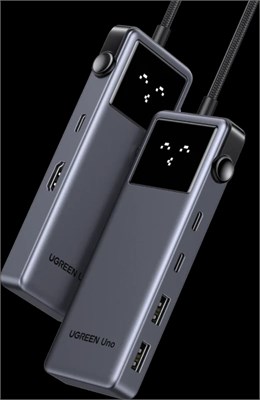Док-станция UGREEN Uno 6-in-1 USB-C Hub Grey (CM888) 215238