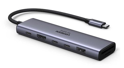 Док-станция UGREEN USB-C 7-in-1 Docking Grey (CM511) 215239
