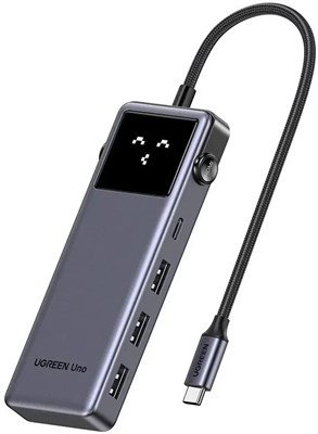Док-станция UGREEN 6-in-1 USB-C Hub Space Gray (CM888) 215244