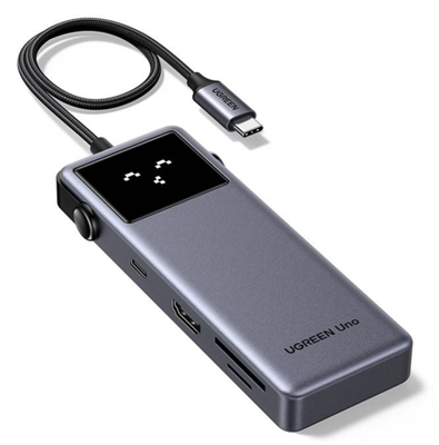 Док-станция UGREEN Uno 7-in-1 USB-C Hub Gray (CM889) 215247