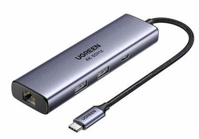 Док-станция UGREEN 6-in-1 USB-C Docking Station (CM512) 215253