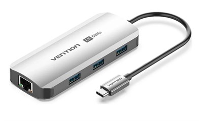 Док-станция Vention 6-in-1 USB-C Docking Station 215280
