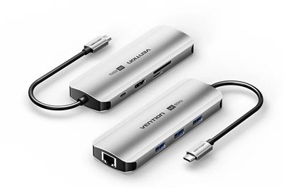 Док-станция Vention 8-in-1 USB-C Docking Station 215288
