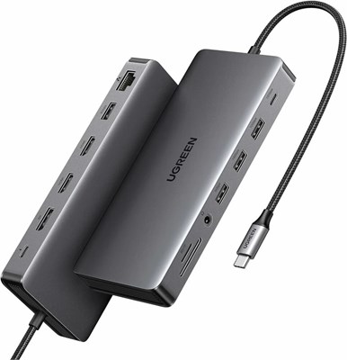 Док-станция UGREEN Revodok Pro 313 13-in-1 Triple Display Docking Station 215296