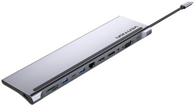 Док-станция Vention Multi-function 12-in-1 USB-C Docking Station (THSHC) 215307
