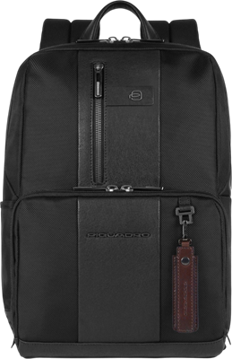 Рюкзак для ноутбука Piquadro Laptop Backpack in Recycled Fabric Black (CA3214BR2/N) 215613