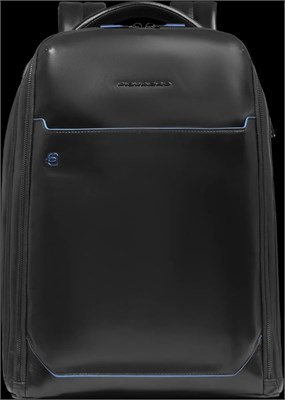 Рюкзак для ноутбука Piquadro Travel Laptop Backpack 15.6" Black (CA6817B2/N) 215674