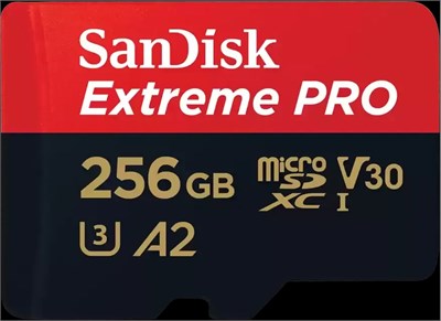 Карта памяти 256GB MicroSD SanDisk Extreme Pro + SD адаптер (SDSQXCD-256G-GN6MA) 217723