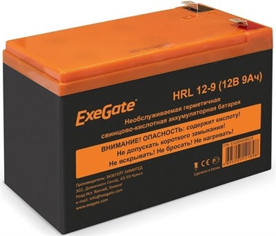 Аккумуляторная батарея ExeGate HRL 12-9 220473