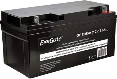 Аккумуляторная батарея ExeGate GP12650 220736