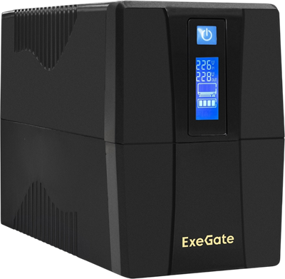 ИБП ExeGate SpecialPro Smart LLB-600 LCD (C13,RJ,USB) 221033