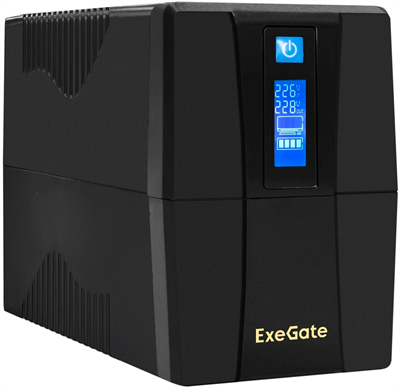 ИБП ExeGate SpecialPro Smart LLB-600.LCD.AVR.2SH.RJ.USB 221034