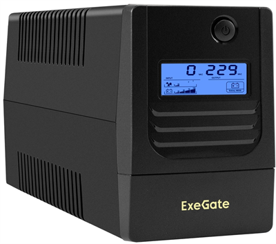 ИБП ExeGate Smart LB-800.LCD.AVR.2SH 221037