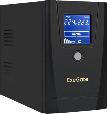 ИБП ExeGate SpecialPro Smart LLB-1000.LCD.AVR.1SH.2C13 221102