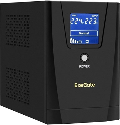 ИБП ExeGate SpecialPro Smart LLB-1500.LCD.AVR.2SH.3C13.USB 221273
