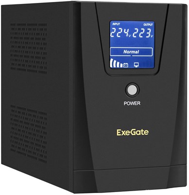 ИБП ExeGate SpecialPro Smart LLB-1600.LCD.AVR.2SH.3C13 221282