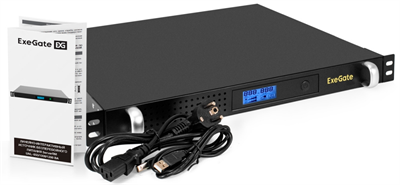 ИБП ExeGate 1U ServerRM UNL-1200.LCD.AVR.8C13.RJ.USB.1U 221482