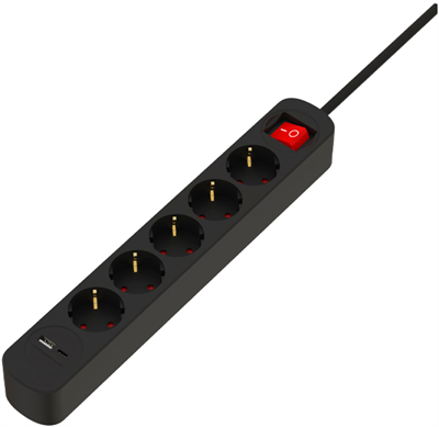 Сетевой фильтр Ritmix RM-351CK Black 222005