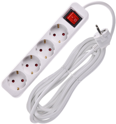 Сетевой удлинитель IEK UM-YP10-16-04-05-ZK-K01 222028